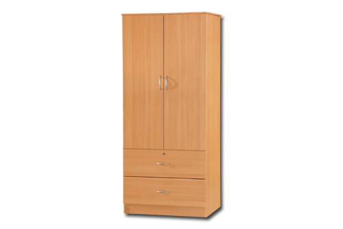 Essentials 2 Door 2 Draw Wardrobe