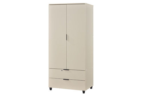 Modern 2 door with 2 Draw Wardrobe