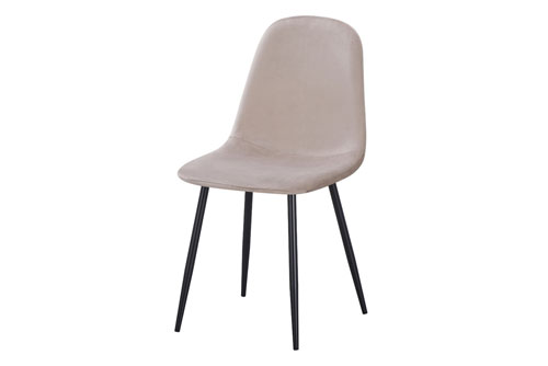 Round Topped Velvet Dining Room Chair