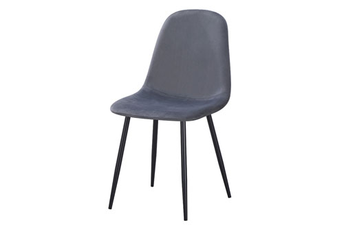 Ribbed Velvet Dining Room Chair