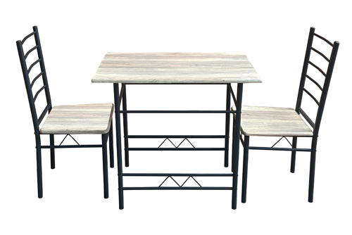 2 Chair Mixed Material Dining table